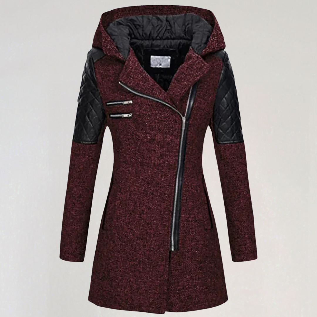 Long Winter Coat with Hood for Women