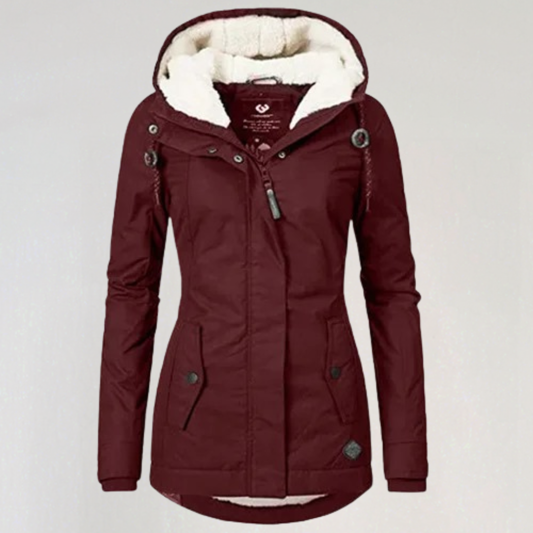 Women's Winter Parka Jacket | Waterproof, Fleece-Lined, Warm Hooded Coat for Cold Weather