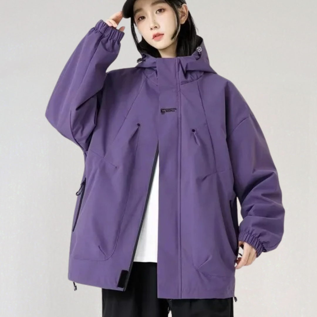 Waterproof Jacket for Women | Trendy Windbreaker Jacket
