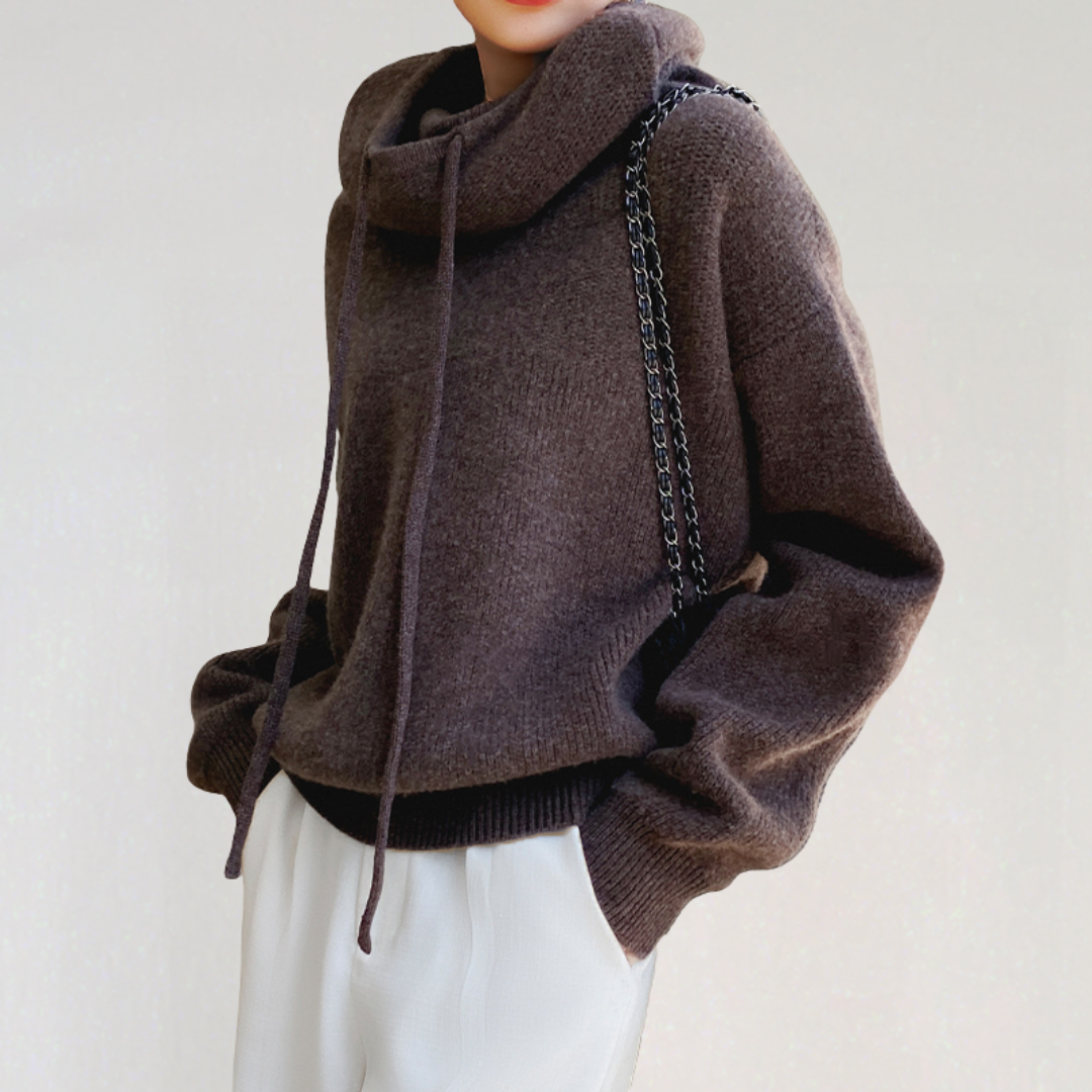 Turtleneck Hoodie for Women
