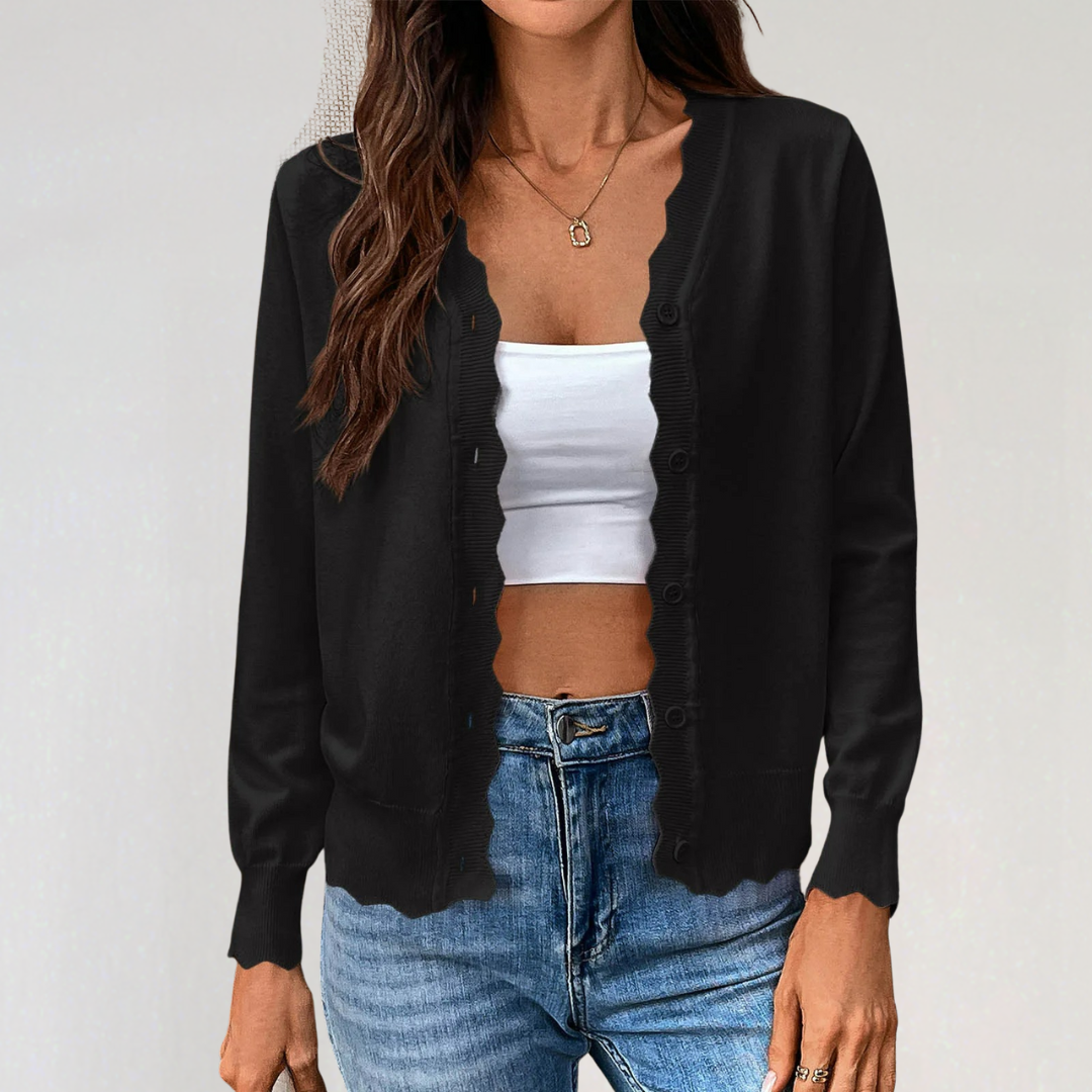 Long Sleeve Knit Cardigan for women