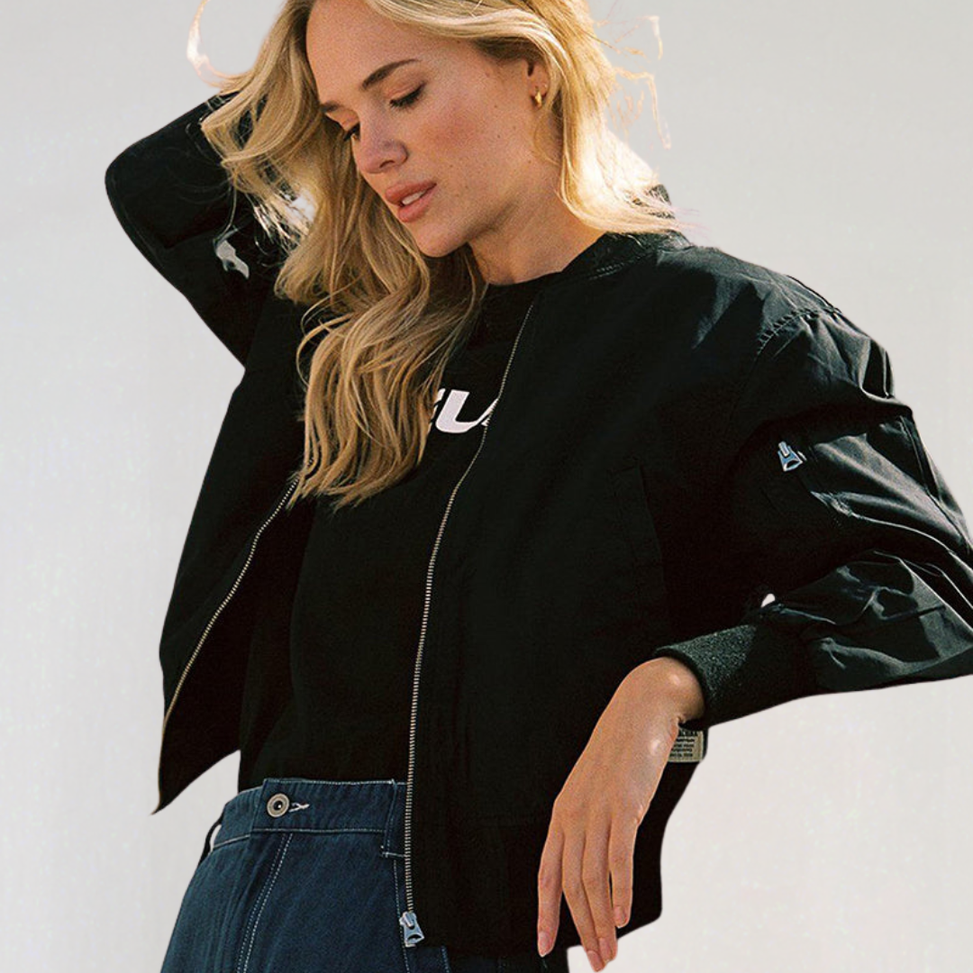 Lightweight Bomber Jacket for Women