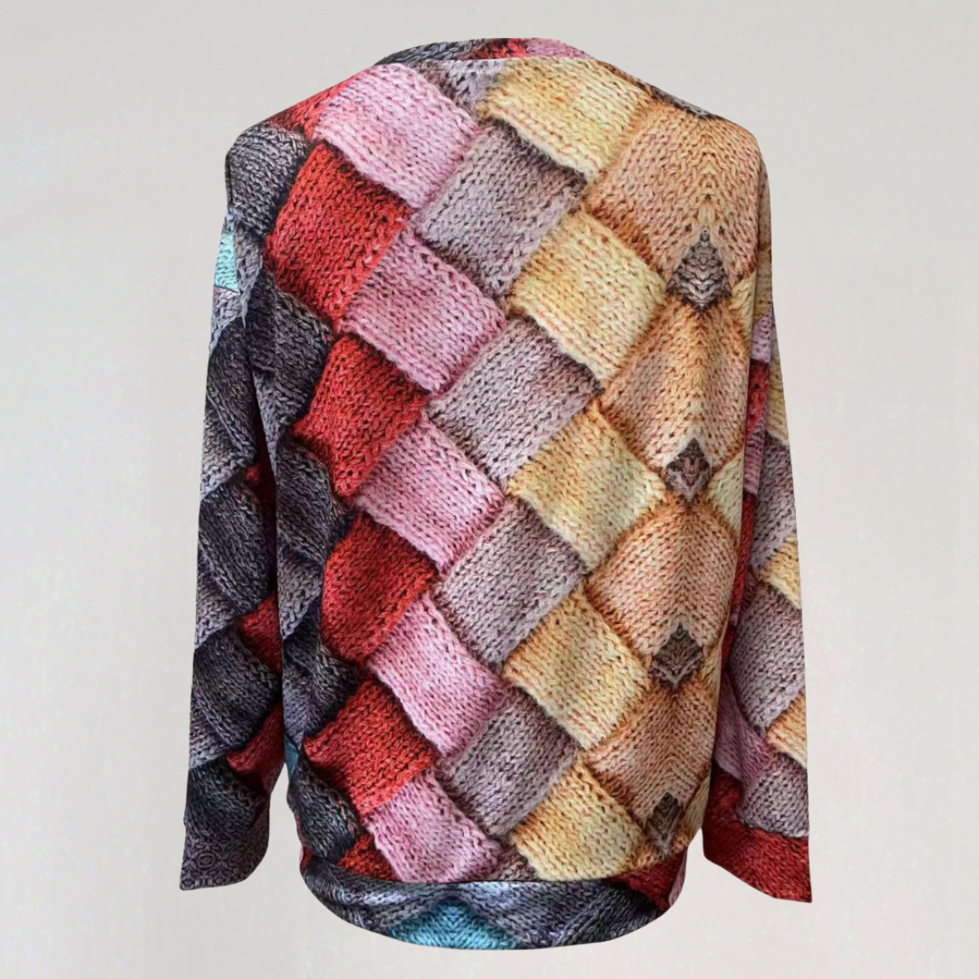 Elegant Colorful Sweater for Women