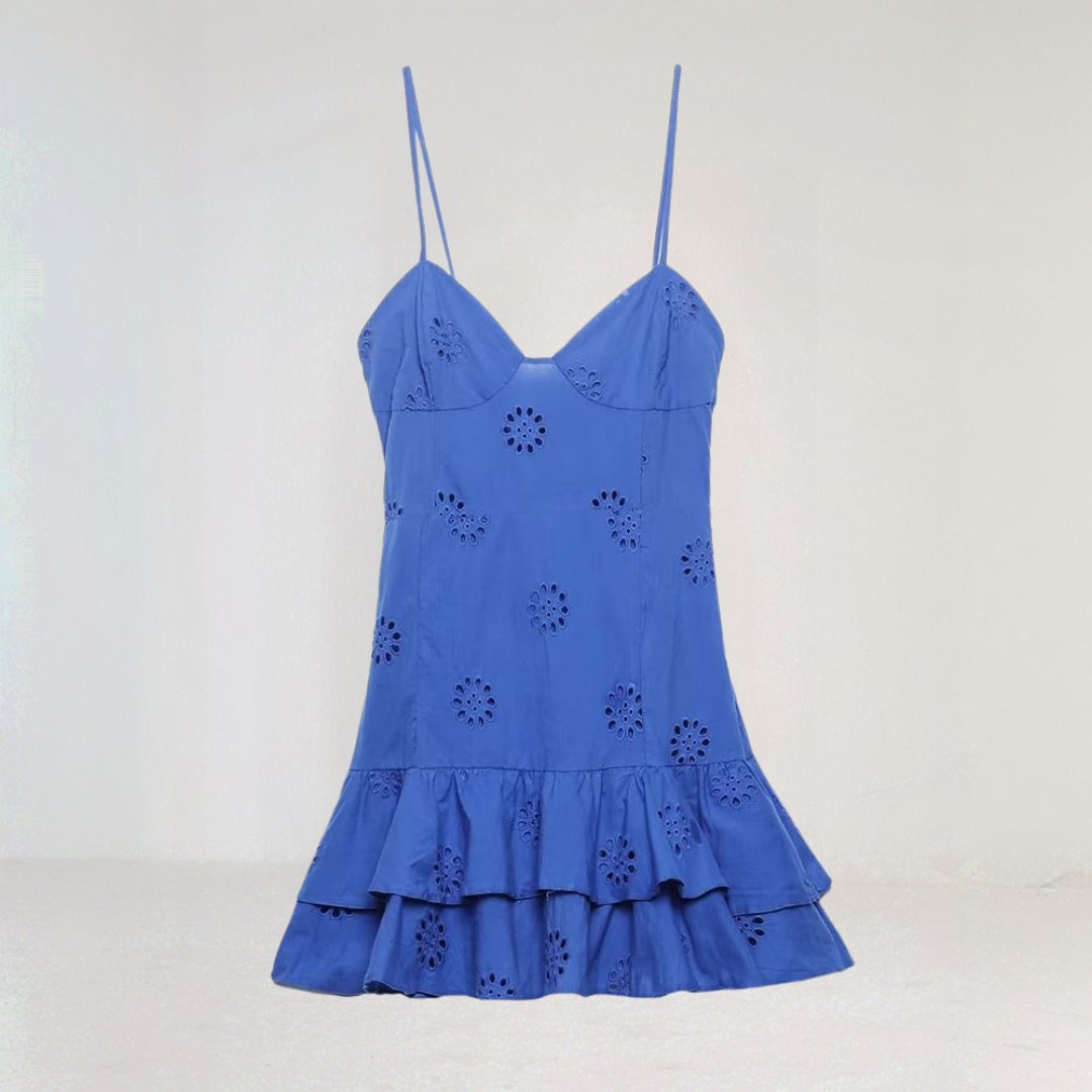 Elegant Smocked Mini Dress