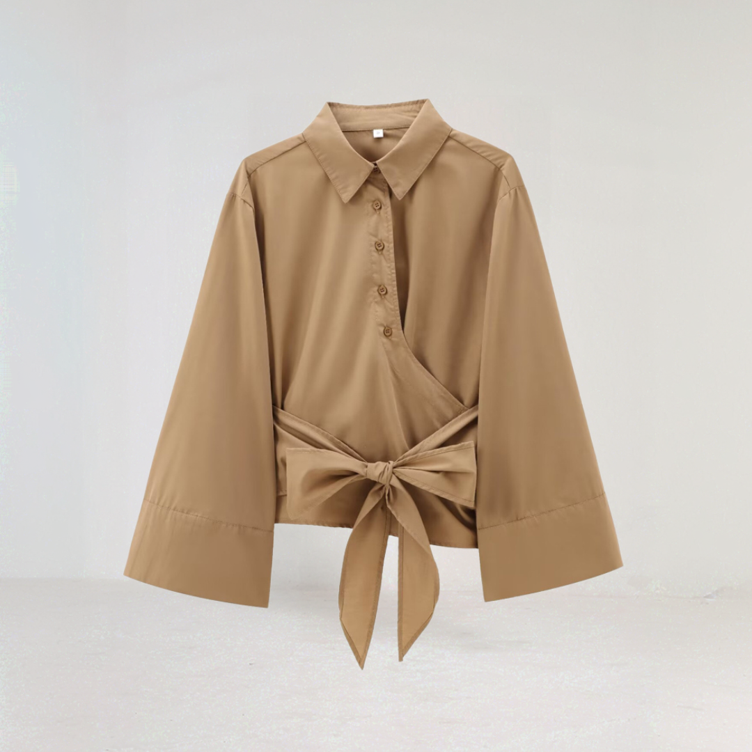 Long Sleeve Kimono Blouse