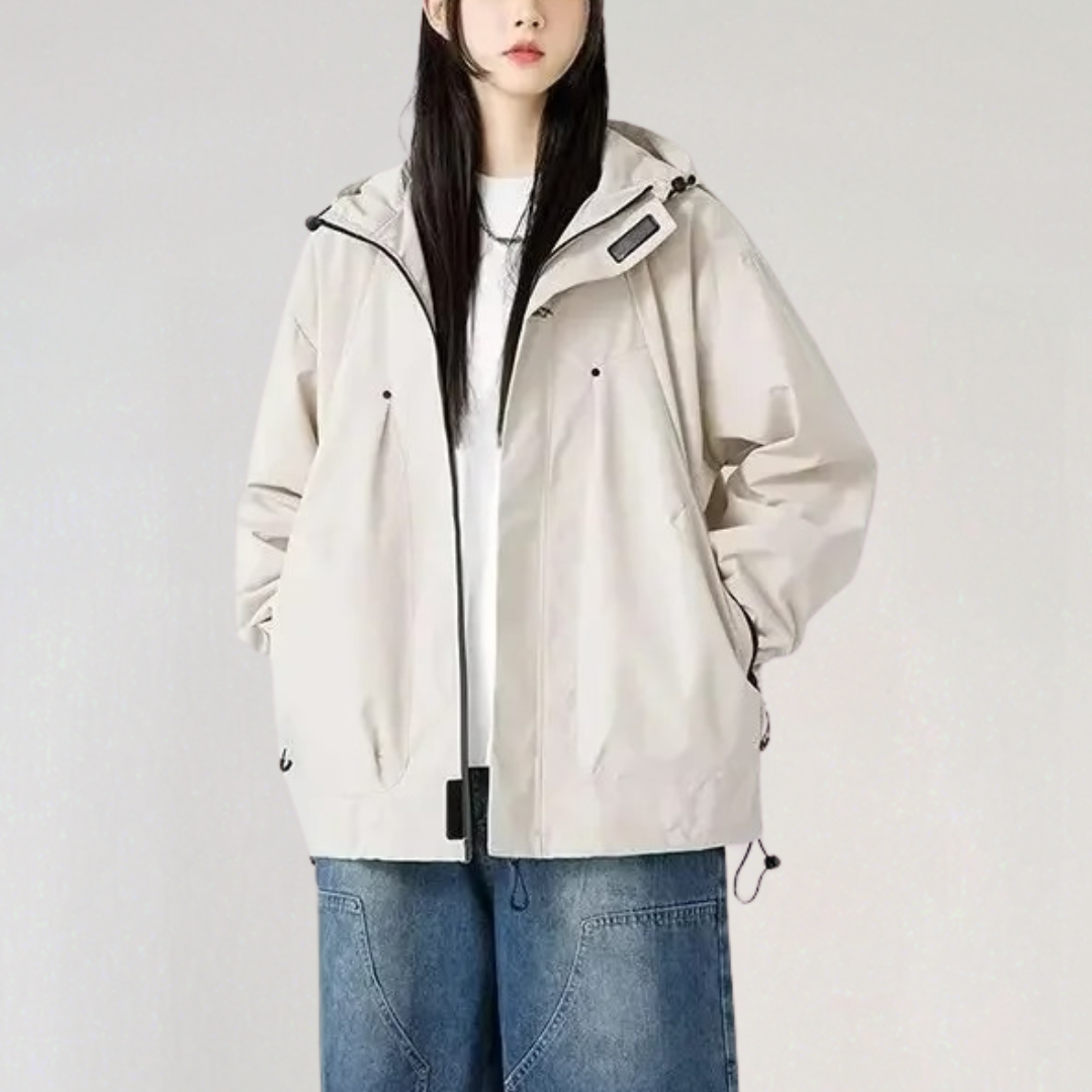 Waterproof Jacket for Women | Trendy Windbreaker Jacket