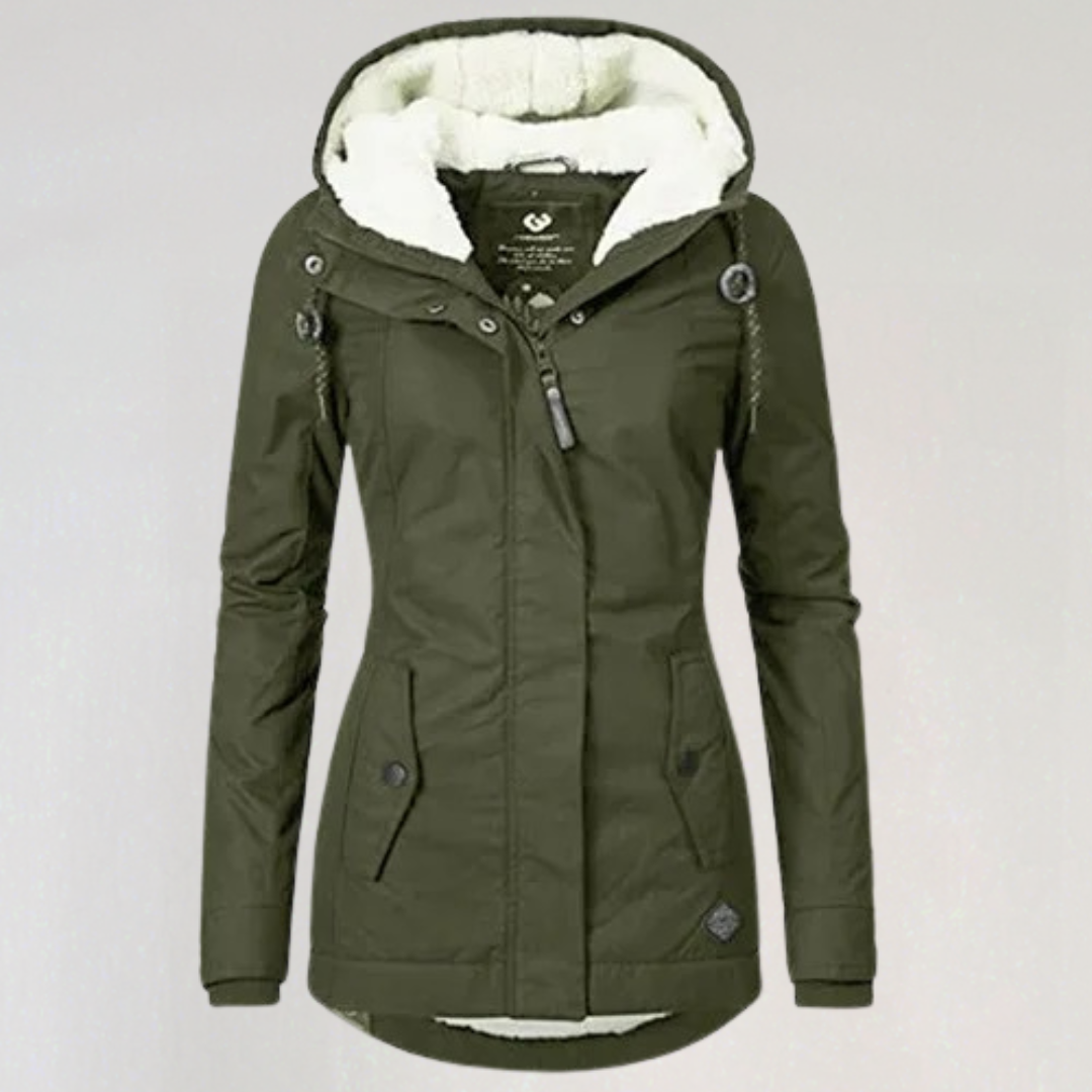 Women's Winter Parka Jacket | Waterproof, Fleece-Lined, Warm Hooded Coat for Cold Weather