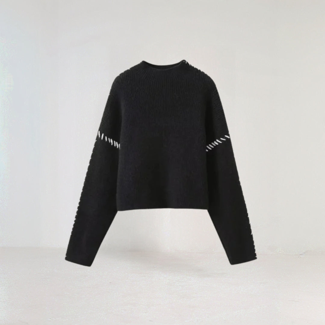 Elegant Knitted Sweater for Woman