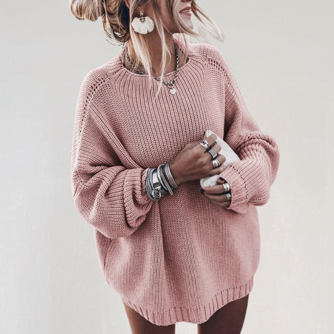 Elegant Loose Sweater with Long Sleeves