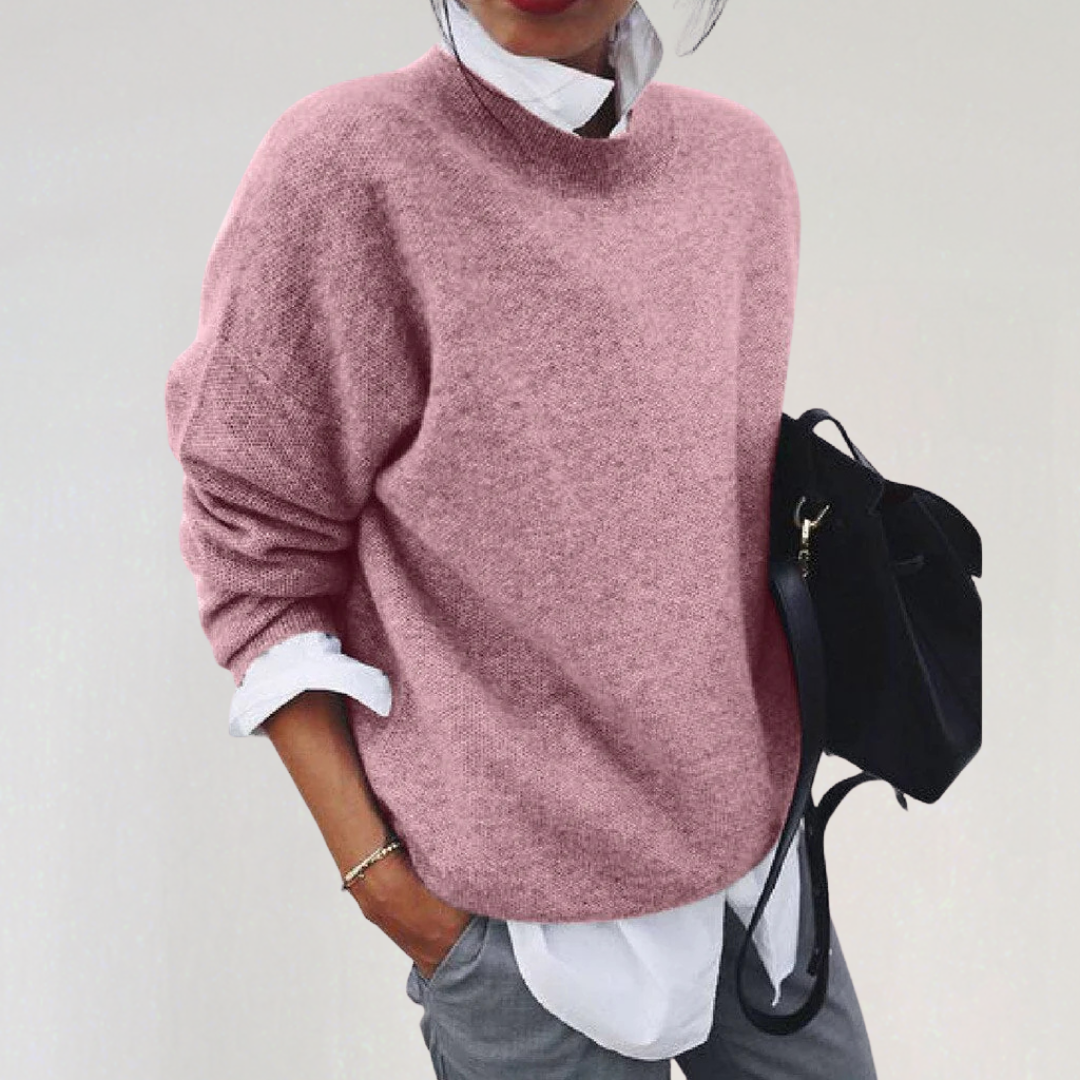 Women’s Elegant Knit Sweater | Casual Fall Winter Pullover