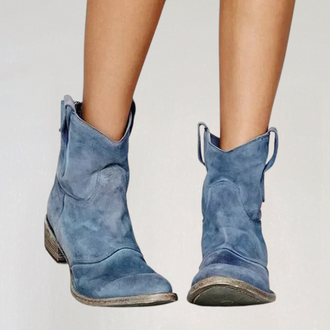 Women’s Suede Western Ankle Boots
