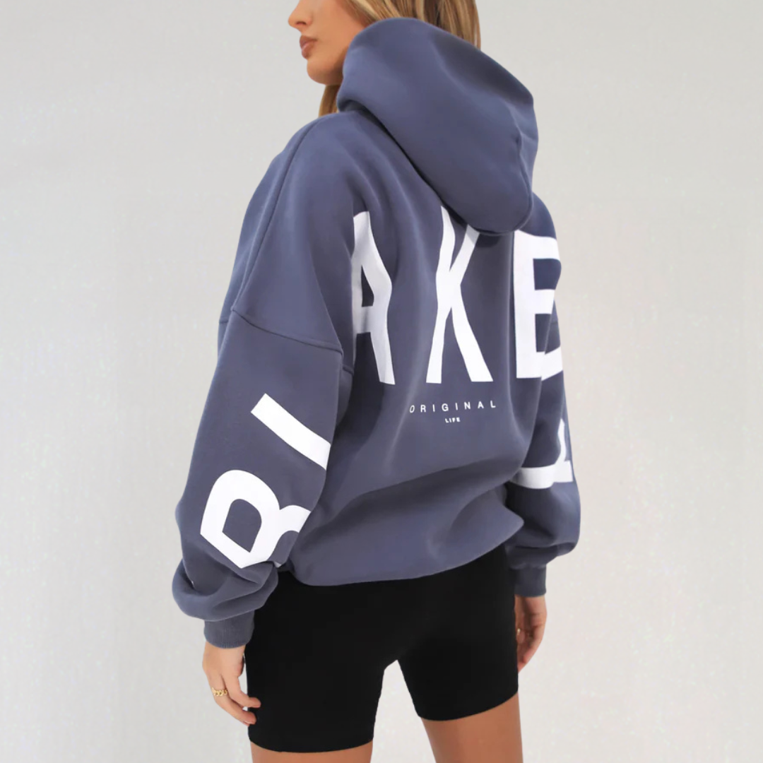 Oversized Hoodie with Print