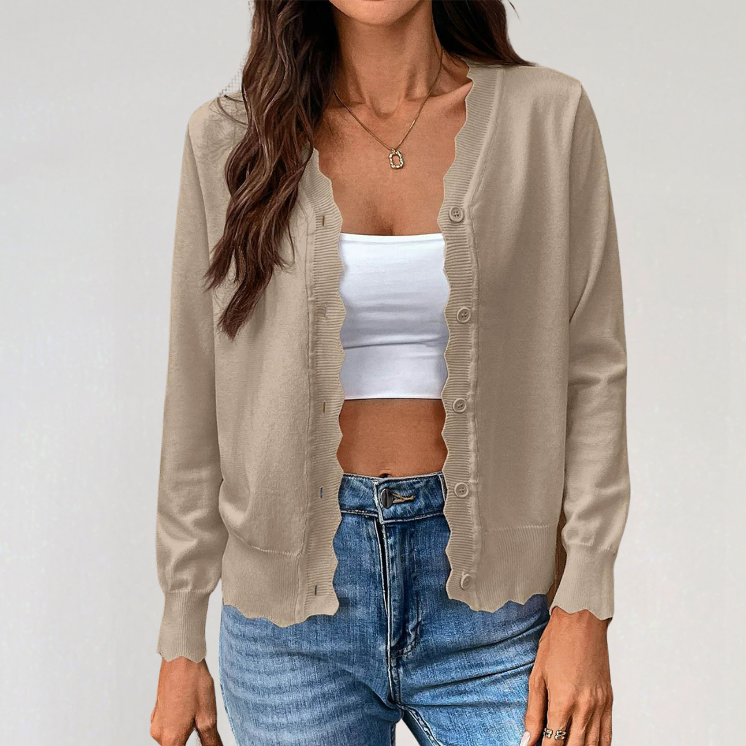 Long Sleeve Knit Cardigan for women