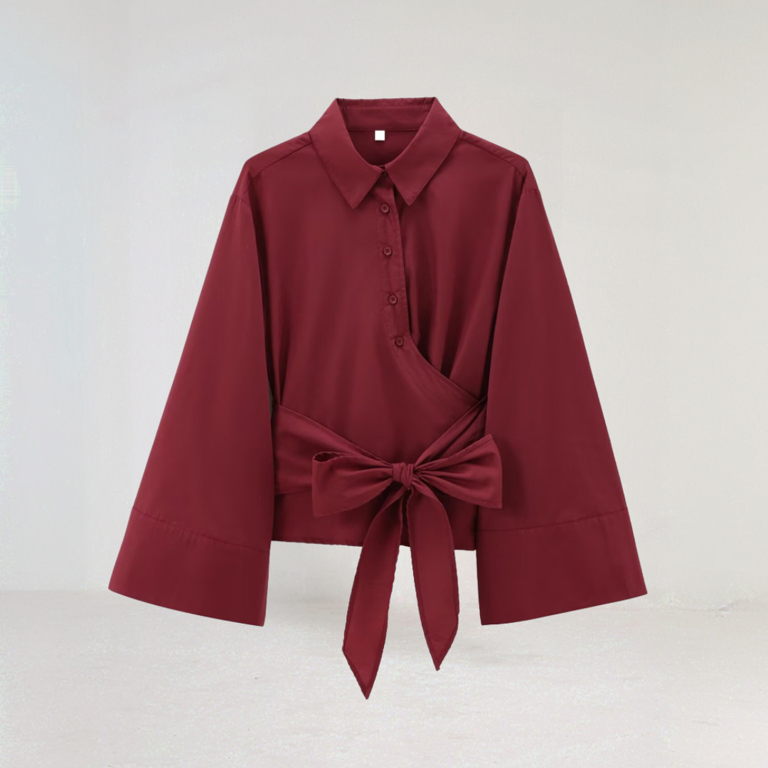 Long Sleeve Kimono Blouse