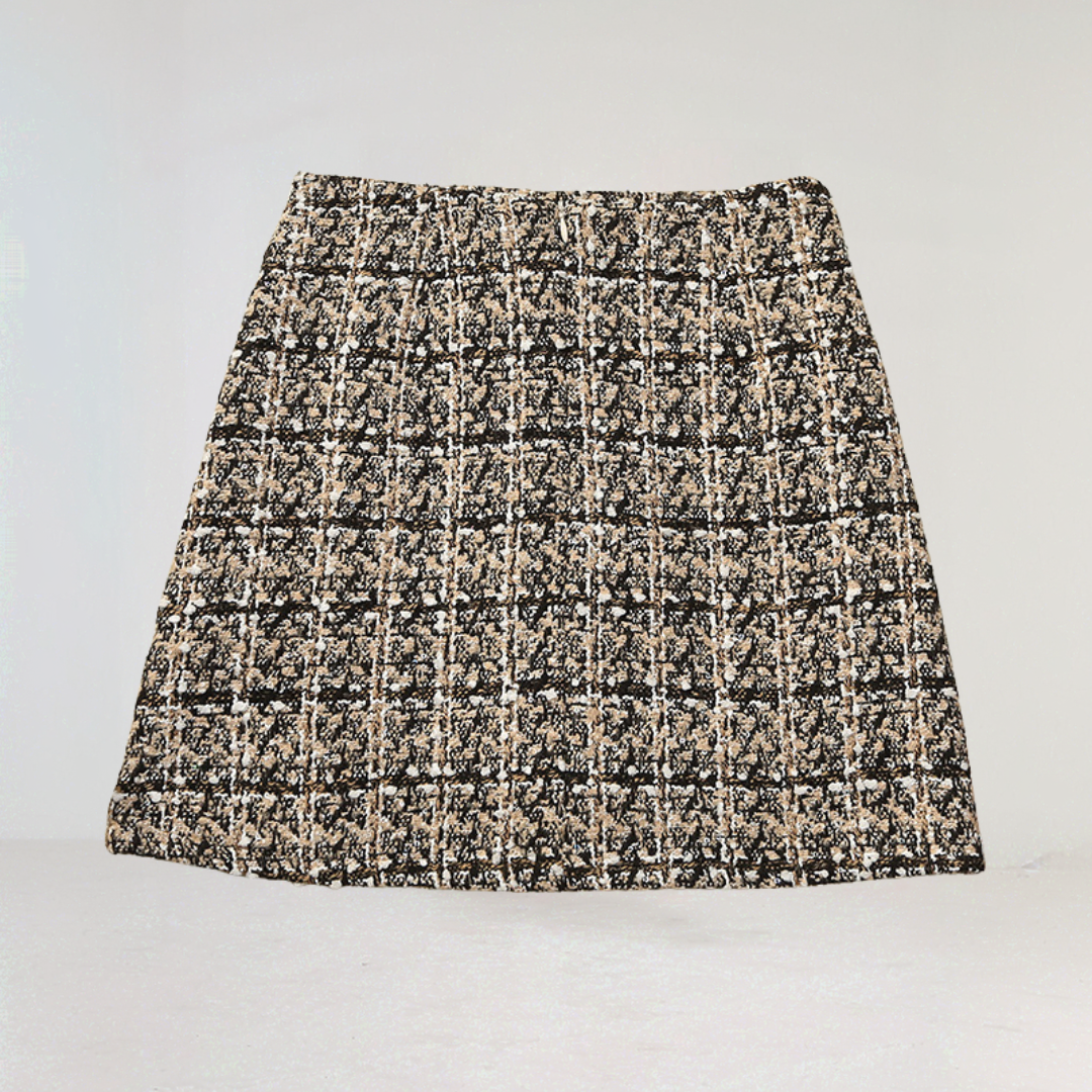 Luxury Tweed Pocket Mini Skirt