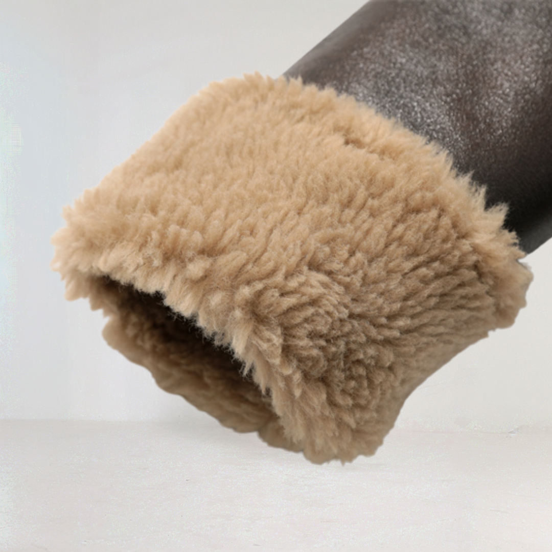 Vintage Shearling Aviator Jacket