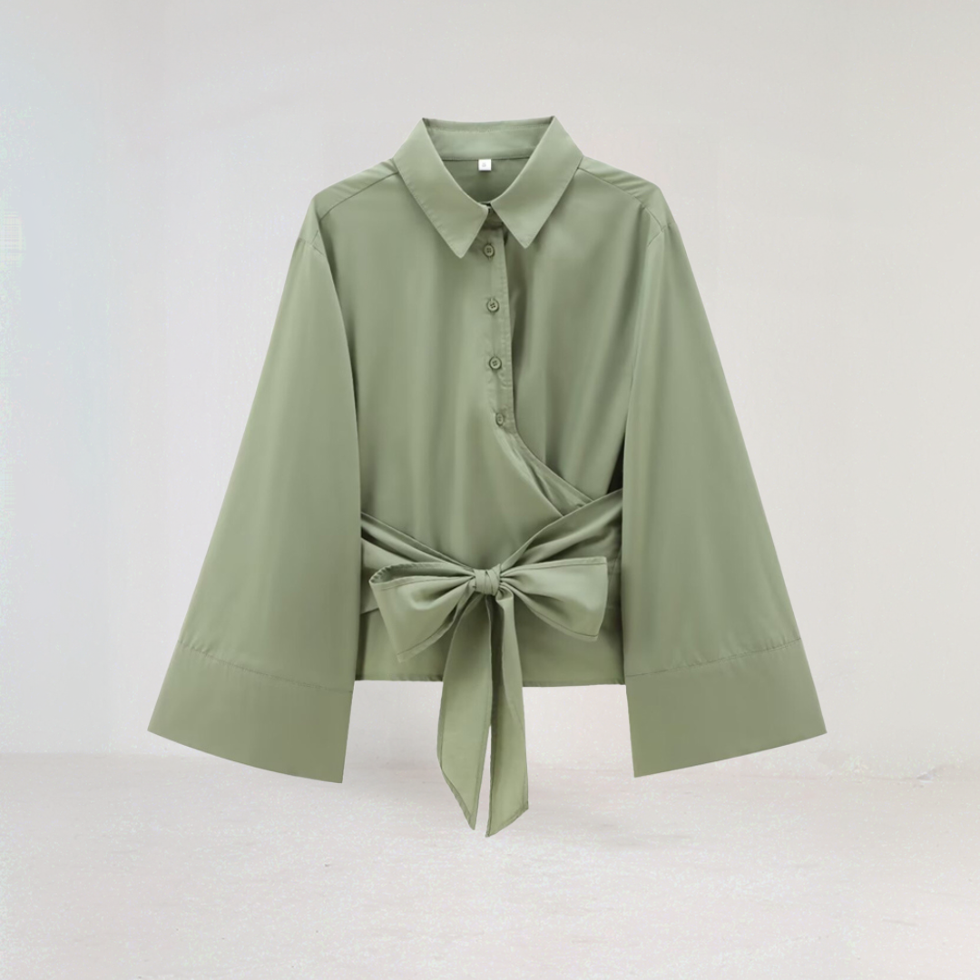 Long Sleeve Kimono Blouse