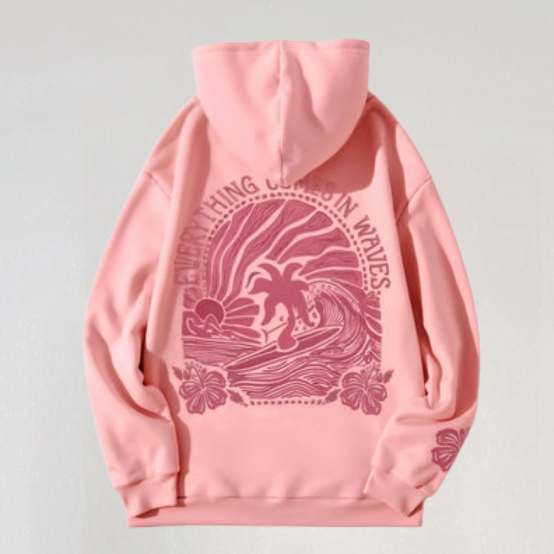 Soft Embroidered Hoodie for Women