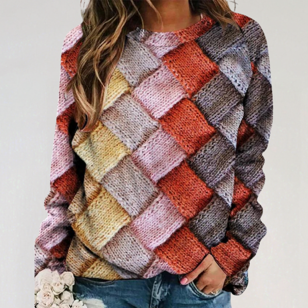 Elegant Colorful Sweater for Women
