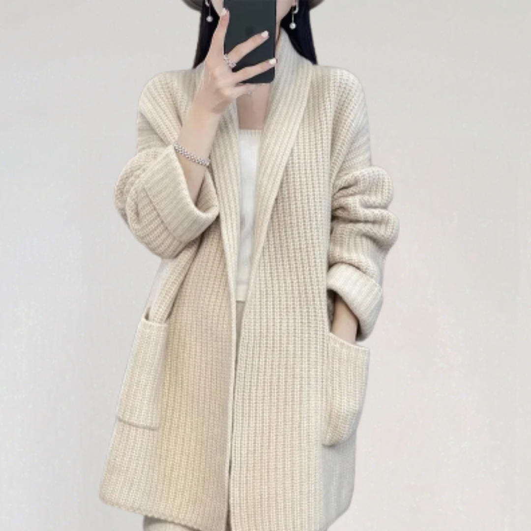 Oversized Cozy Knit Cardigan for Women