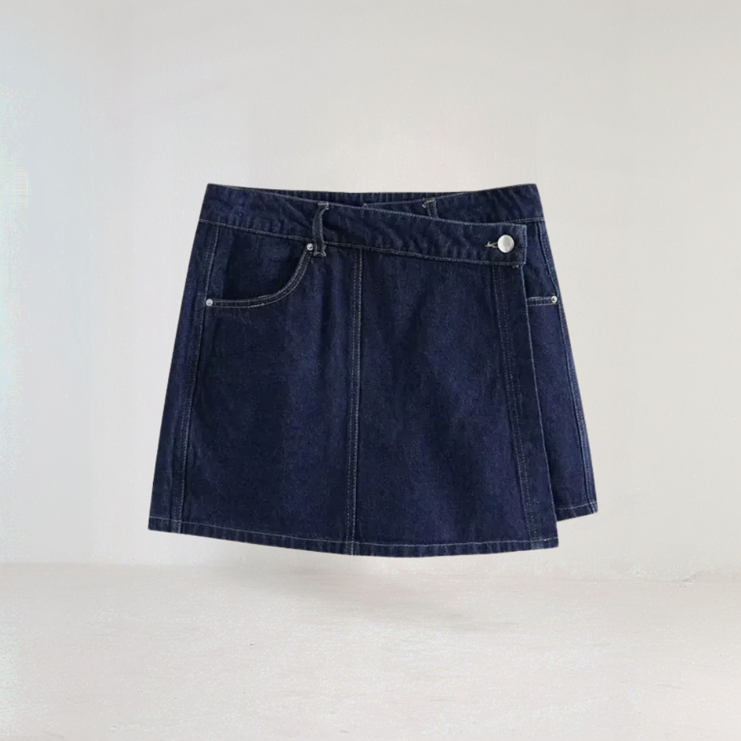 Cropped Denim Co-ord Set