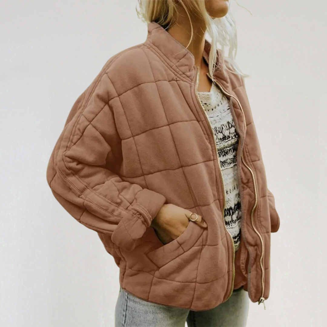 Elegant Padded Autumn Jacket for Women