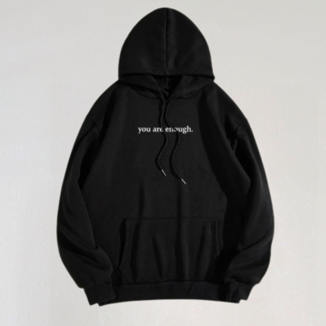 Inspirational Quote Hoodie | Oversized Graphic Hoodie for Women & Men
