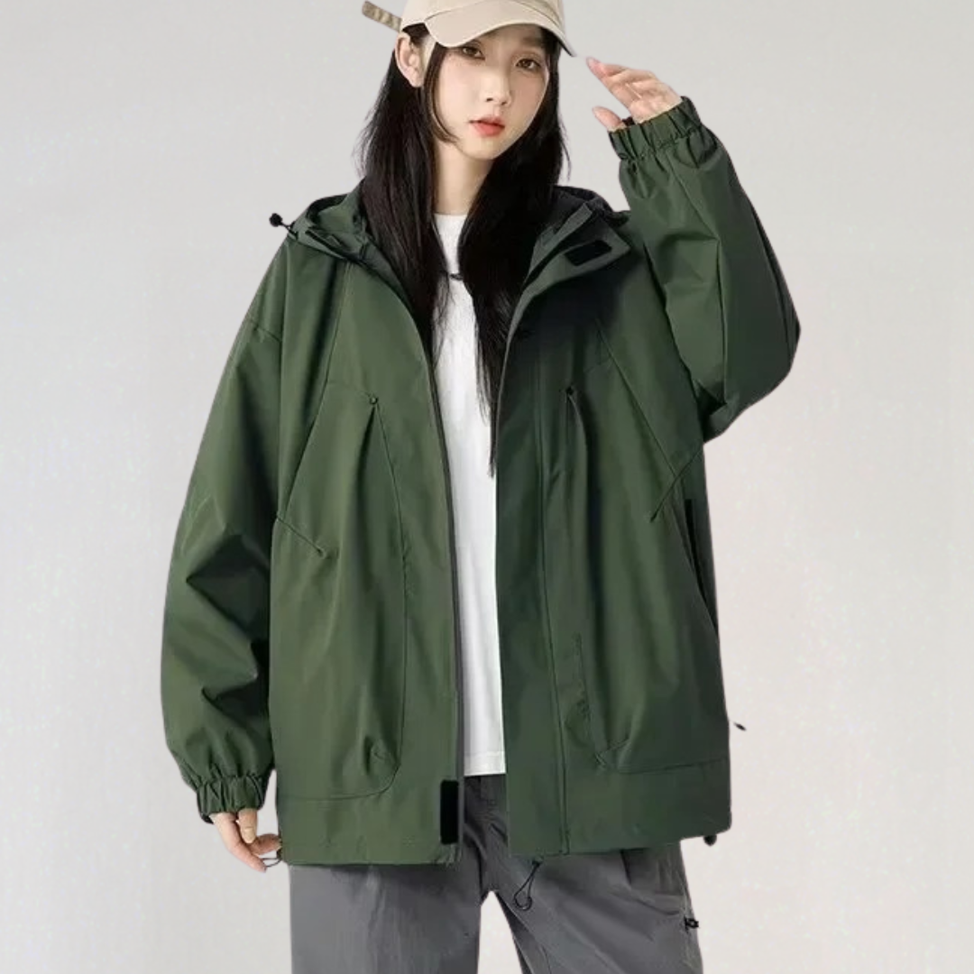 Waterproof Jacket for Women | Trendy Windbreaker Jacket