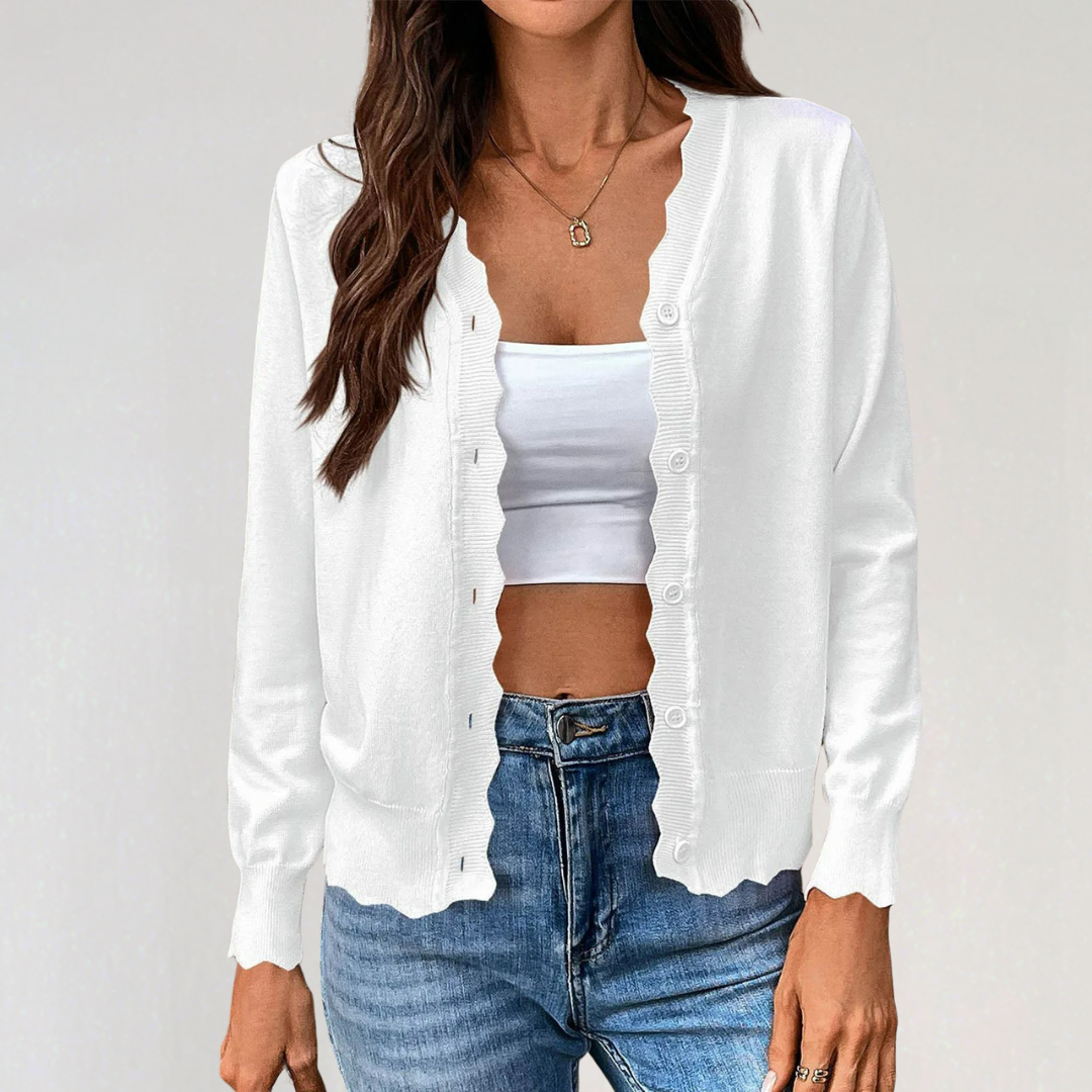 Long Sleeve Knit Cardigan for women