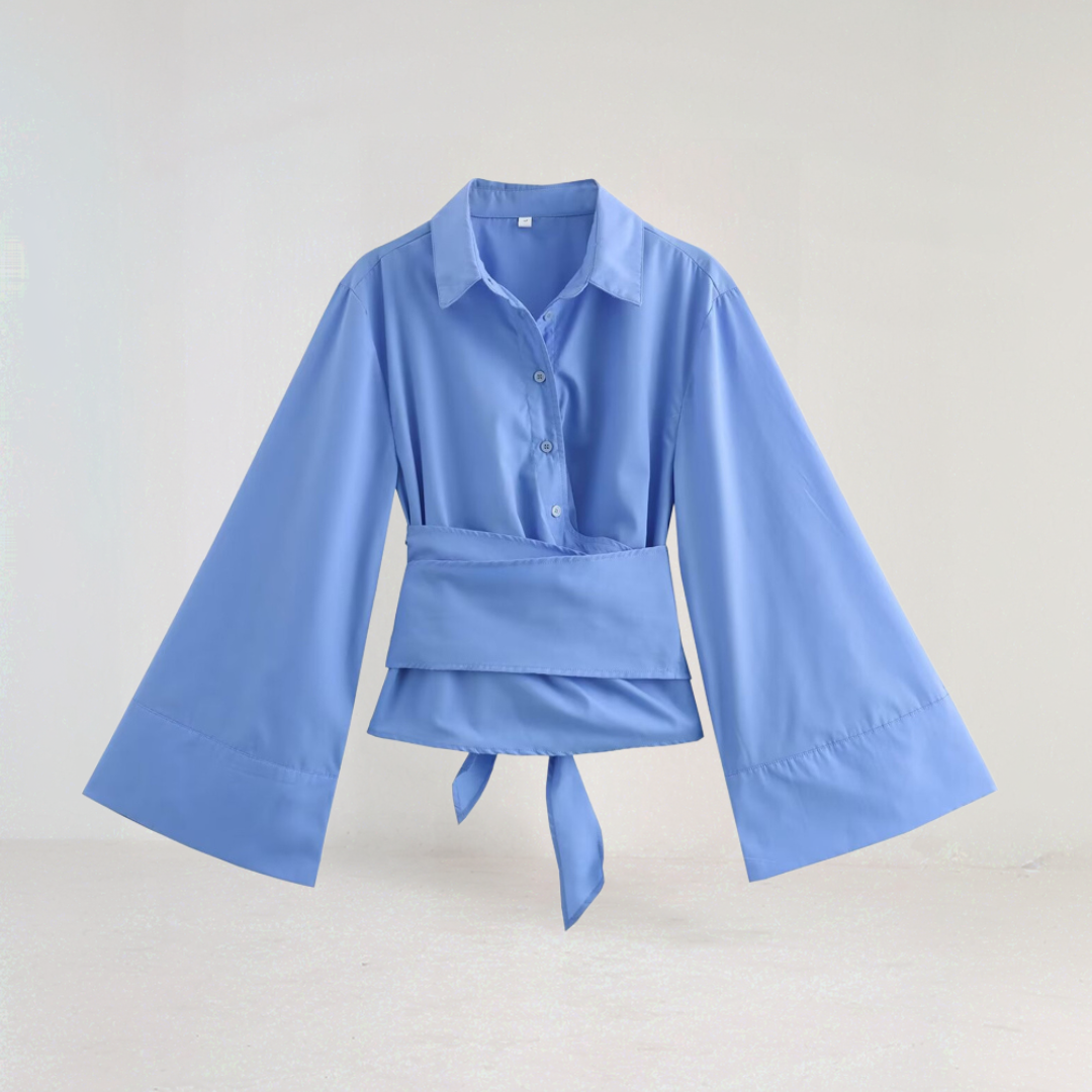 Long Sleeve Kimono Blouse