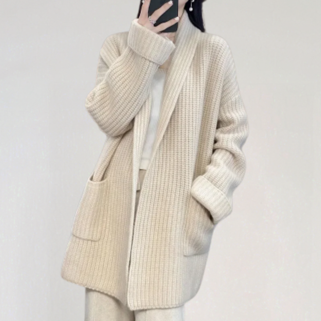 Oversized Cozy Knit Cardigan for Women