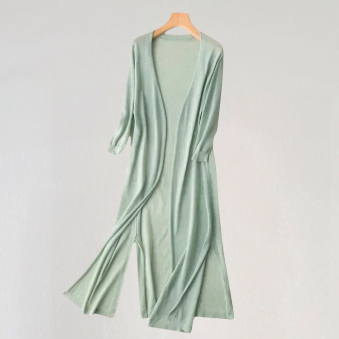 Lightweight Long Knit Cardigan for Women