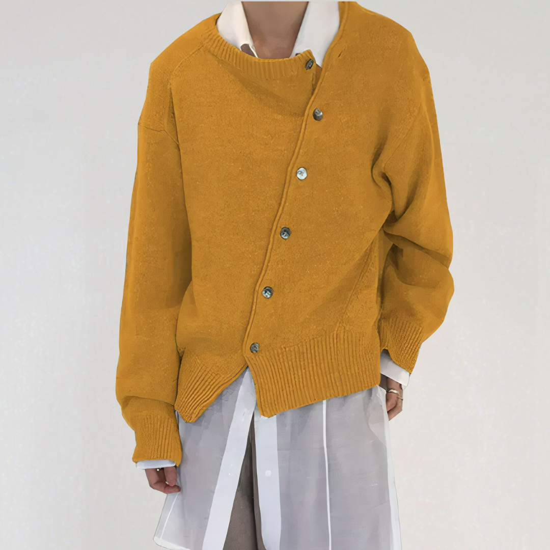 Asymmetrical Knitted Cardigan