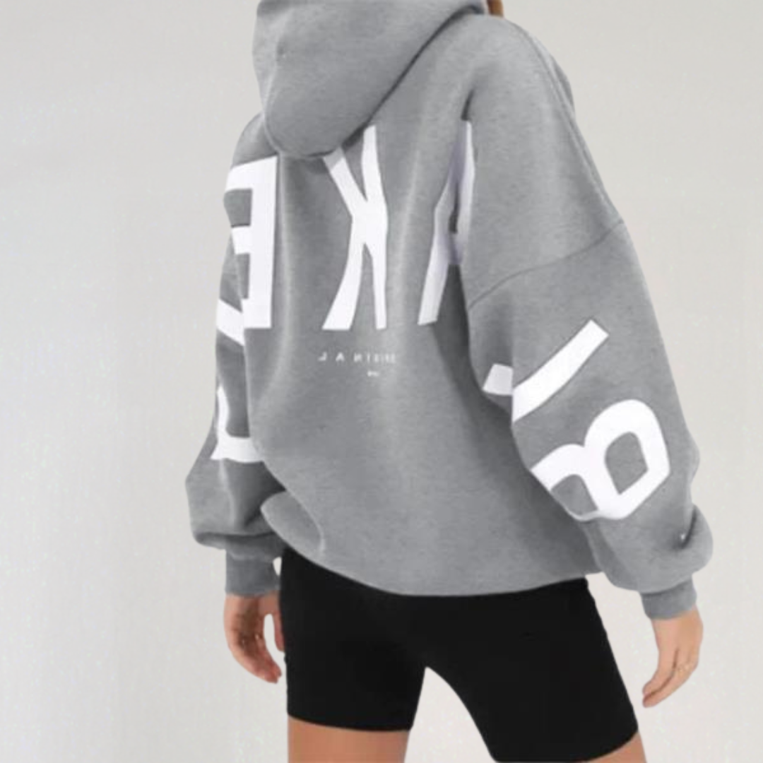Oversized Hoodie with Print