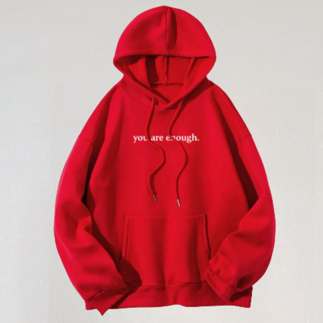 Inspirational Quote Hoodie | Oversized Graphic Hoodie for Women & Men