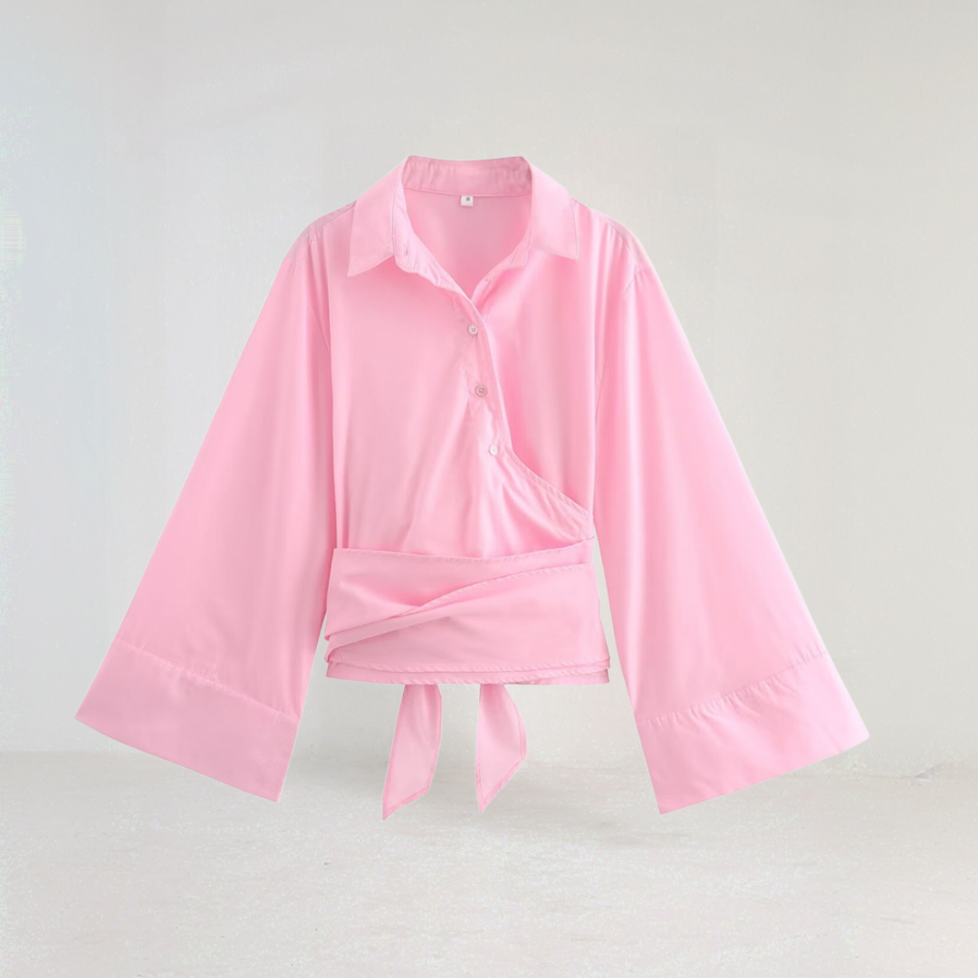 Long Sleeve Kimono Blouse