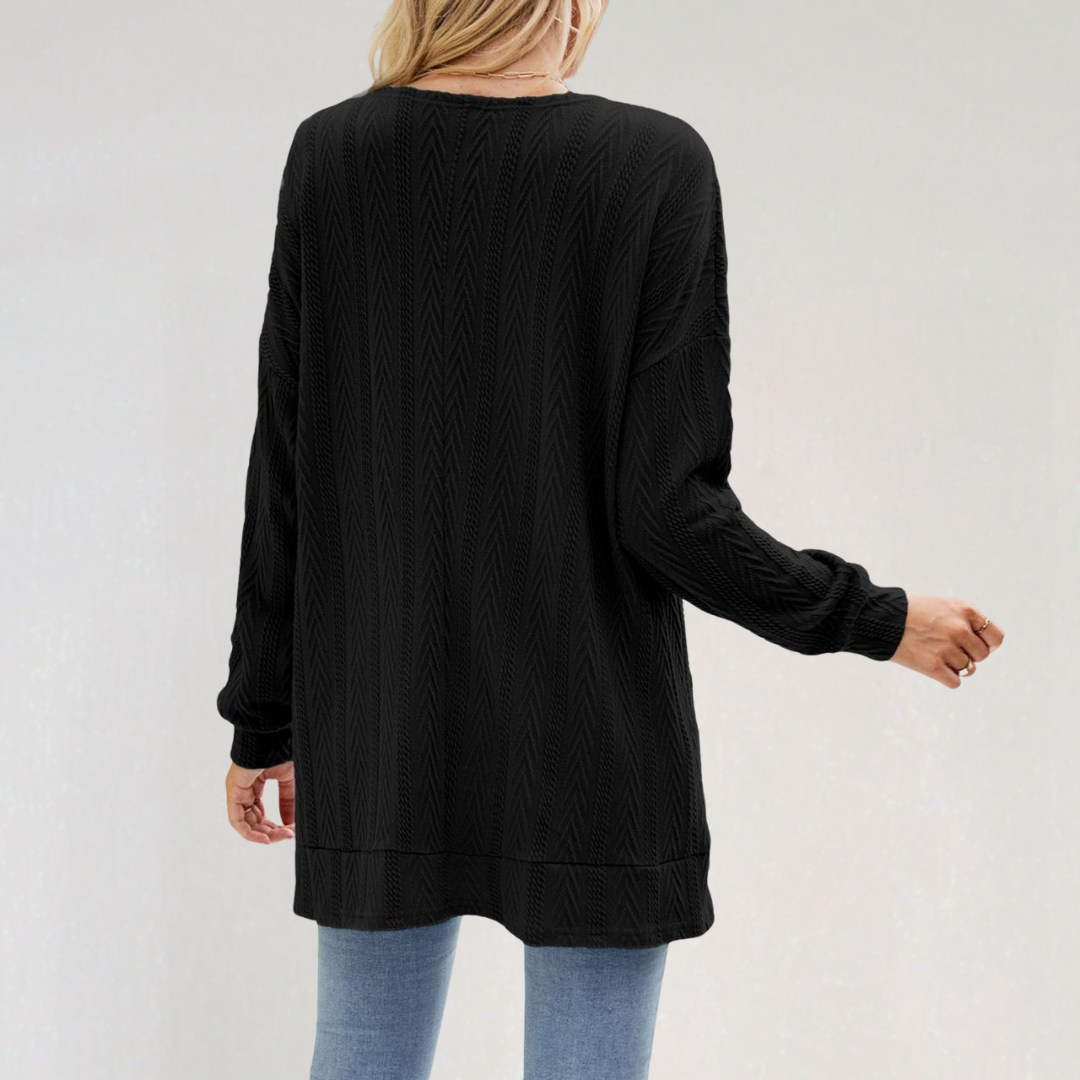 Textured Knit Cardigan | Lightweight Cozy Layering Essential