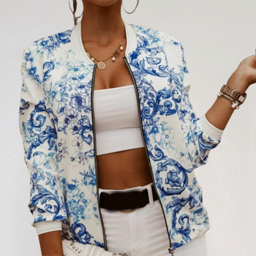 Elegant Printed Jacket for Women