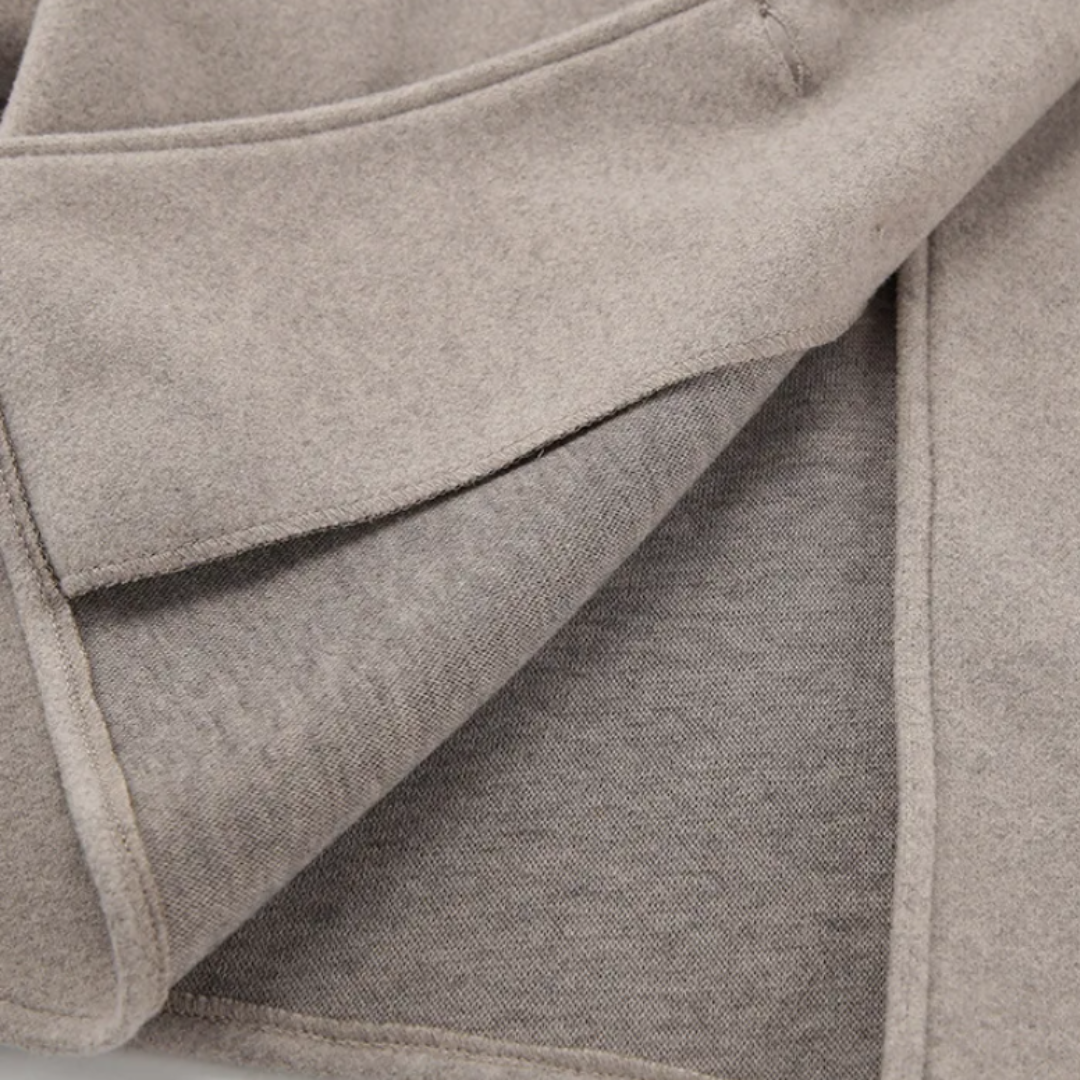 Double Breasted Wool Coat | Chic Autumn & Winter Outerwear