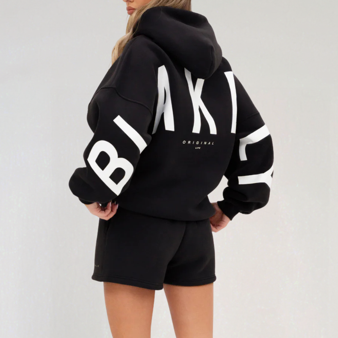 Oversized Hoodie with Print