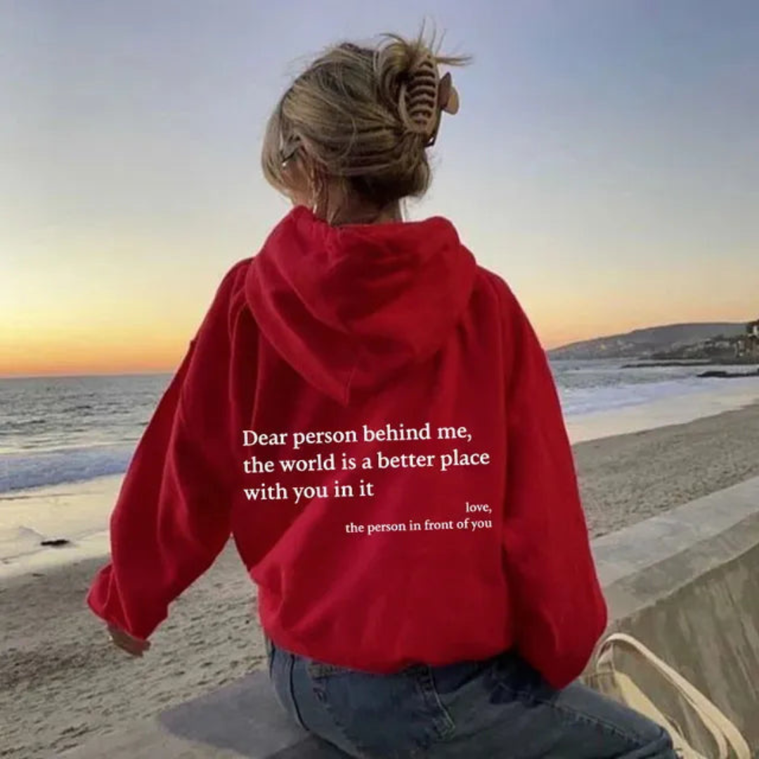 Inspirational Quote Hoodie | Oversized Graphic Hoodie for Women & Men