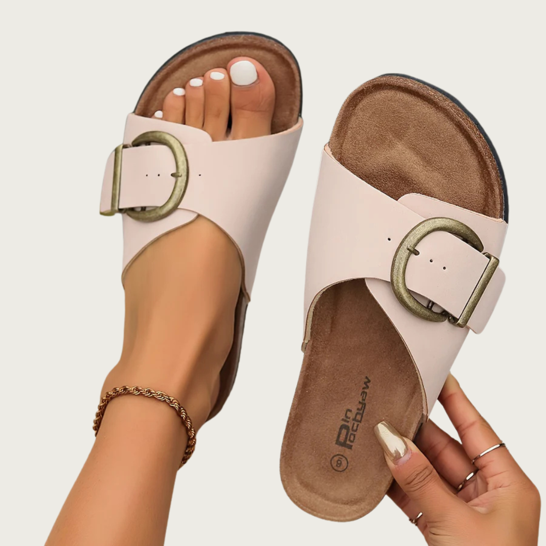 Buckle Summer Slip-On Sandals