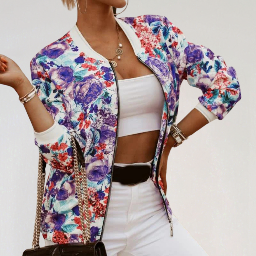 Elegant Printed Jacket for Women