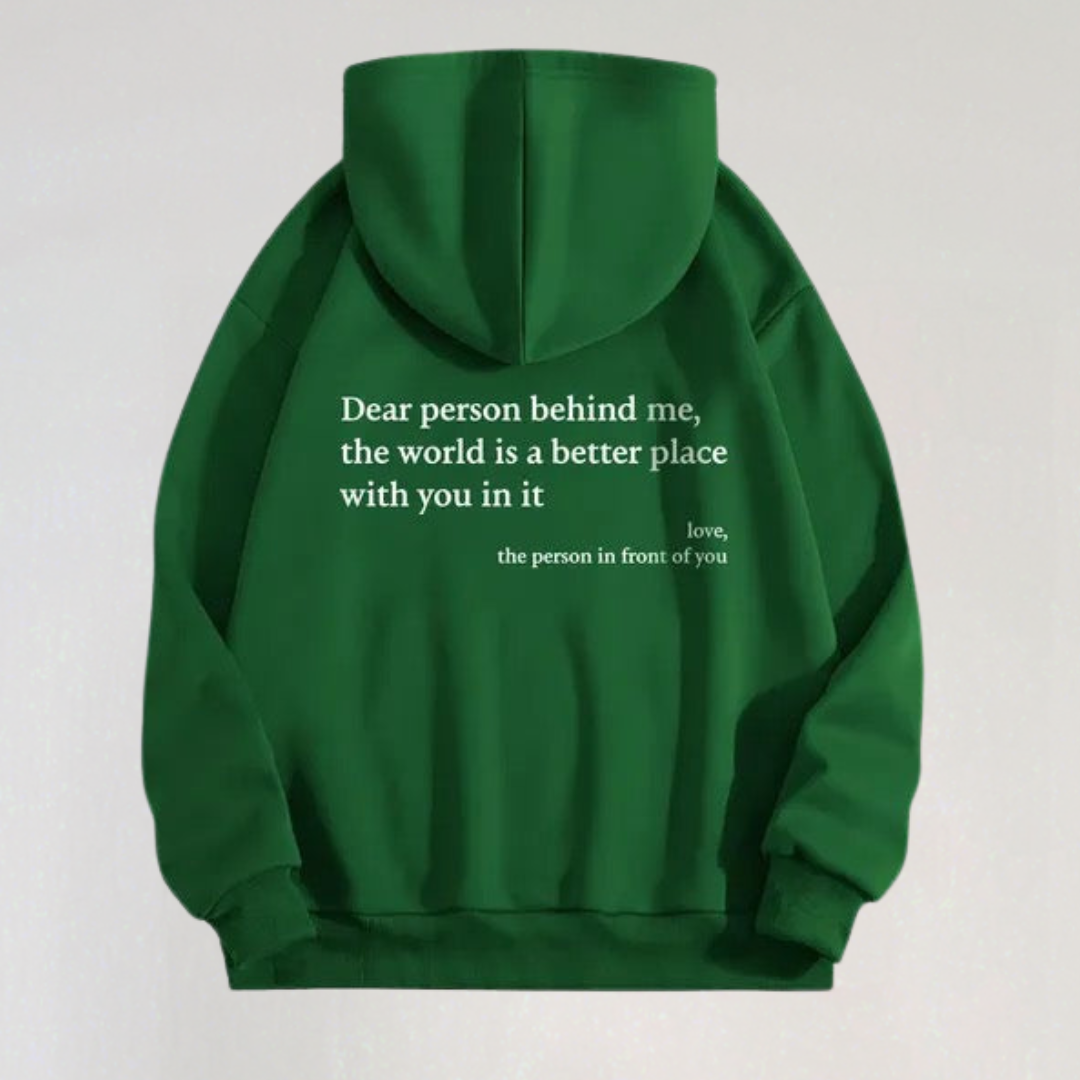 Inspirational Quote Hoodie | Oversized Graphic Hoodie for Women & Men