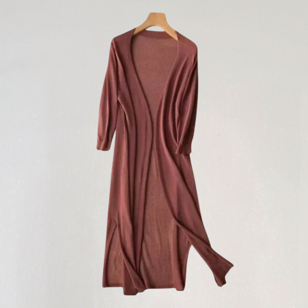 Lightweight Long Knit Cardigan for Women