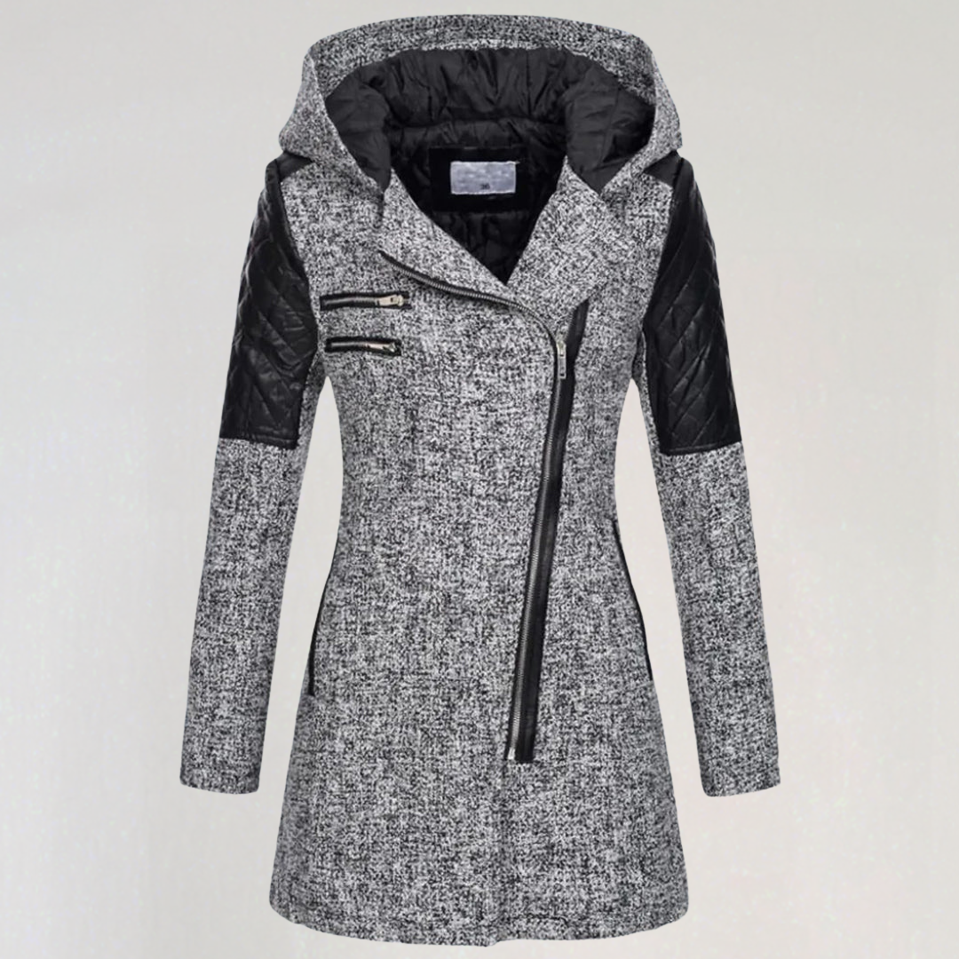 Long Winter Coat with Hood for Women