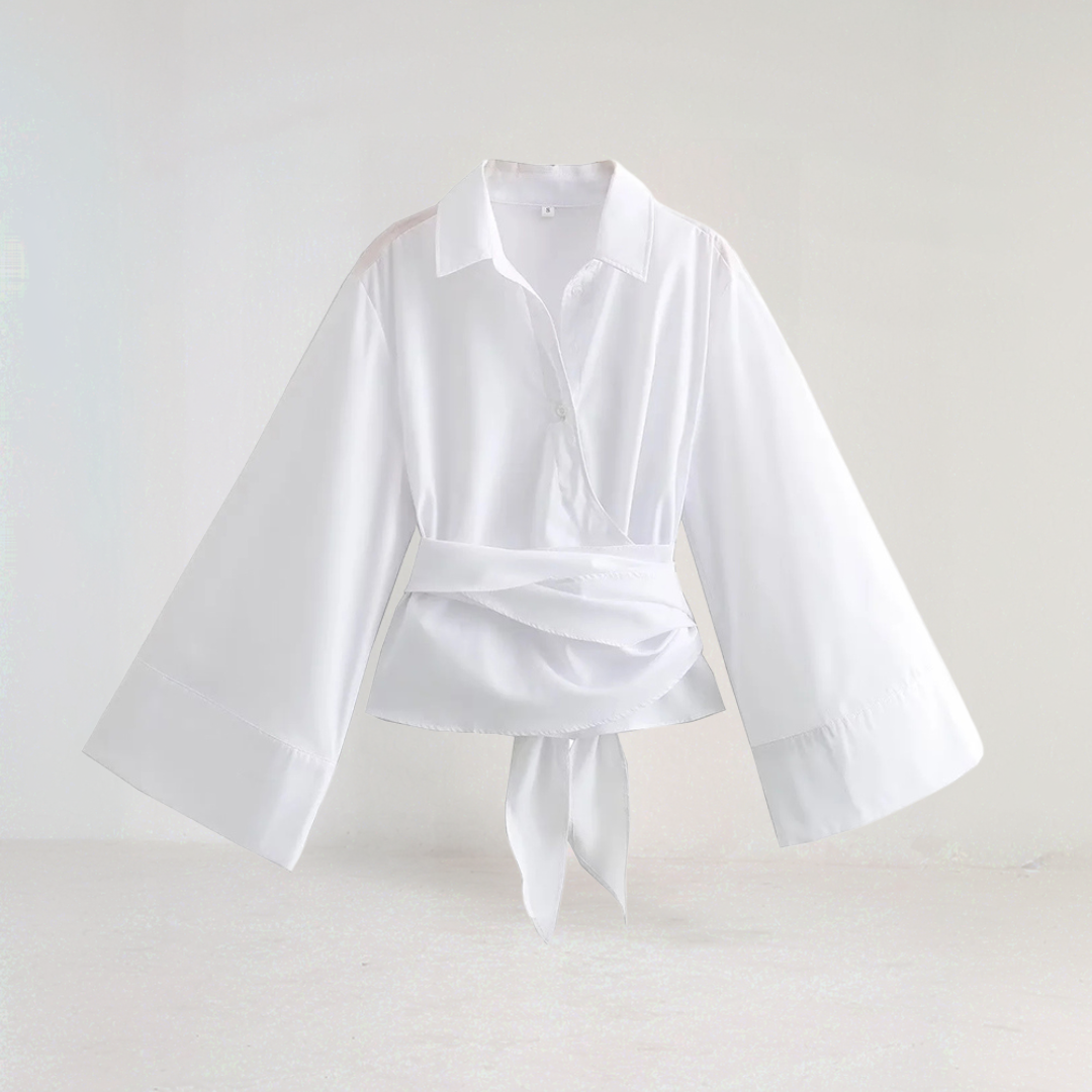 Long Sleeve Kimono Blouse