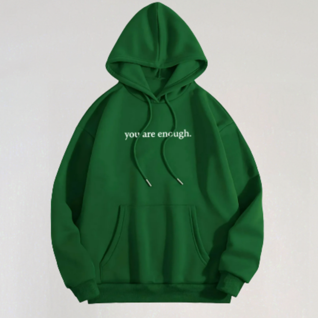 Inspirational Quote Hoodie | Oversized Graphic Hoodie for Women & Men