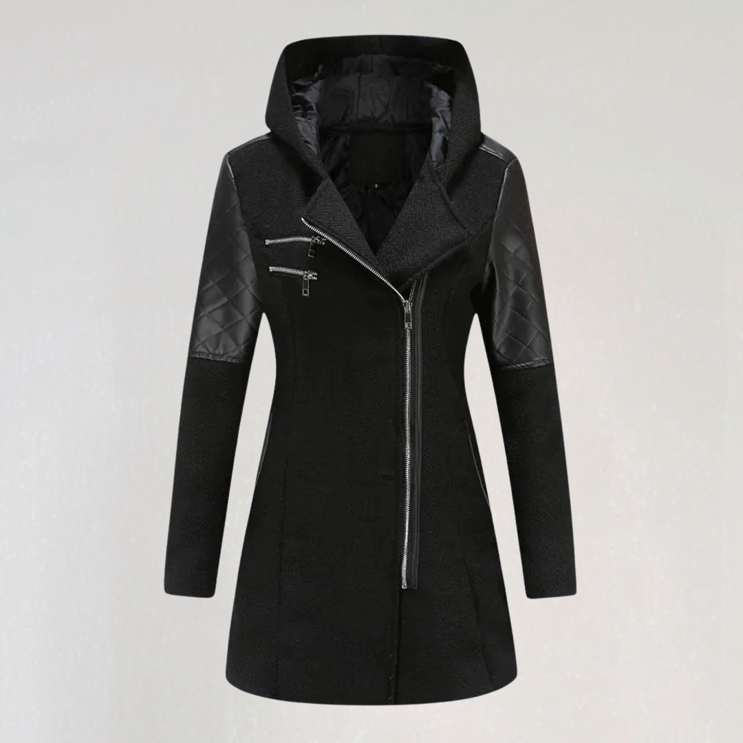 Long Winter Coat with Hood for Women