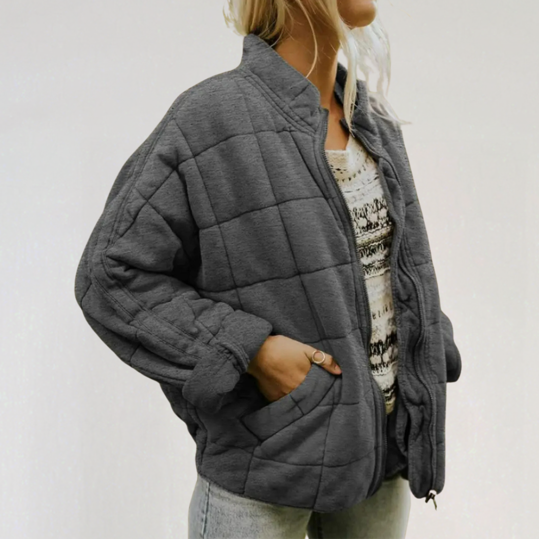 Elegant Padded Autumn Jacket for Women